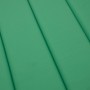 Cojín de tumbona de tela Oxford verde 186x58x4 cm