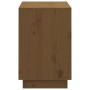 Massiver Schuhregalschrank aus honigbraunem Kiefernholz, 110 x 34 x 52 cm von vidaXL, Schuhregale und Schuhorganisatoren - Re...