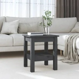 Couchtisch aus massivem grauem Kiefernholz, 35 x 35 x 40 cm von vidaXL, Couchtisch - Ref: Foro24-814261, Preis: 37,23 €, Raba...