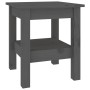 Solid gray pine wood coffee table 35x35x40 cm by vidaXL, Coffee table - Ref: Foro24-814261, Price: 37,66 €, Discount: %