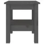 Couchtisch aus massivem grauem Kiefernholz, 35 x 35 x 40 cm von vidaXL, Couchtisch - Ref: Foro24-814261, Preis: 37,23 €, Raba...