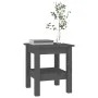 Couchtisch aus massivem grauem Kiefernholz, 35 x 35 x 40 cm von vidaXL, Couchtisch - Ref: Foro24-814261, Preis: 37,23 €, Raba...