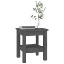 Solid gray pine wood coffee table 35x35x40 cm by vidaXL, Coffee table - Ref: Foro24-814261, Price: 37,66 €, Discount: %