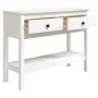 Solid white pine wood console table 100x35x75 cm by vidaXL, Side tables - Ref: Foro24-814625, Price: 111,31 €, Discount: %