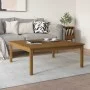 Massiver Couchtisch aus honigbraunem Kiefernholz, 100 x 100 x 40 cm von vidaXL, Couchtisch - Ref: Foro24-814292, Preis: 90,42...