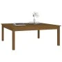 Solid honey brown pine wood coffee table 100x100x40 cm by vidaXL, Coffee table - Ref: Foro24-814292, Price: 90,45 €, Discount: %