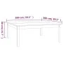 Solid honey brown pine wood coffee table 100x100x40 cm by vidaXL, Coffee table - Ref: Foro24-814292, Price: 90,45 €, Discount: %
