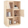Hohes Sideboard aus massivem Kiefernholz, 74 x 35 x 117 cm von vidaXL, Sideboards - Ref: Foro24-814364, Preis: 107,24 €, Raba...