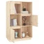 Tall solid pine wood sideboard 74x35x117 cm by vidaXL, Sideboards - Ref: Foro24-814364, Price: 106,25 €, Discount: %