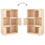 Hohes Sideboard aus massivem Kiefernholz, 74 x 35 x 117 cm von vidaXL, Sideboards - Ref: Foro24-814364, Preis: 107,24 €, Raba...
