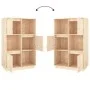 Tall solid pine wood sideboard 74x35x117 cm by vidaXL, Sideboards - Ref: Foro24-814364, Price: 106,25 €, Discount: %