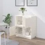 Solid white pine wood sideboard 74x35x80 cm by vidaXL, Sideboards - Ref: Foro24-814350, Price: 62,25 €, Discount: %