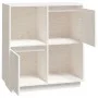 Solid white pine wood sideboard 74x35x80 cm by vidaXL, Sideboards - Ref: Foro24-814350, Price: 62,25 €, Discount: %