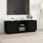 TV-Ständer aus massivem Kiefernholz schwarz 110x35x40,5 cm von vidaXL, TV-Möbel - Ref: Foro24-814478, Preis: 95,52 €, Rabatt: %