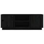 TV-Ständer aus massivem Kiefernholz schwarz 110x35x40,5 cm von vidaXL, TV-Möbel - Ref: Foro24-814478, Preis: 95,52 €, Rabatt: %
