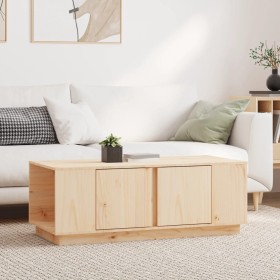 Couchtisch aus massivem Kiefernholz, 110 x 50 x 40 cm von vidaXL, Couchtisch - Ref: Foro24-814429, Preis: 78,06 €, Rabatt: %