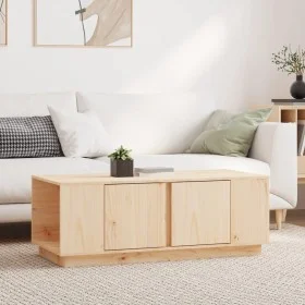 Couchtisch aus massivem Kiefernholz, 110 x 50 x 40 cm von vidaXL, Couchtisch - Ref: Foro24-814429, Preis: 77,39 €, Rabatt: %
