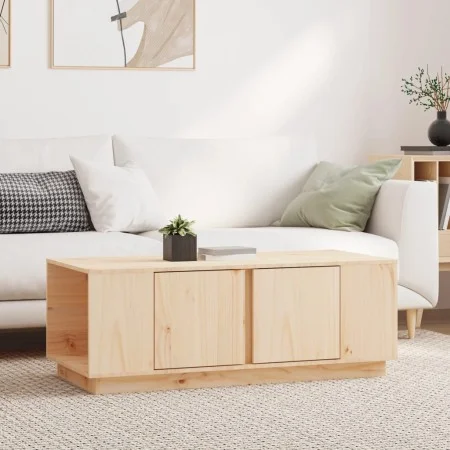 Couchtisch aus massivem Kiefernholz, 110 x 50 x 40 cm von vidaXL, Couchtisch - Ref: Foro24-814429, Preis: 77,39 €, Rabatt: %
