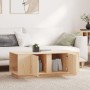 Mesa de centro de madera maciza de pino 110x50x40 cm