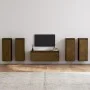 TV-Ständer 5 Stück massivem Kiefernholz honigbraun von vidaXL, TV-Möbel - Ref: Foro24-3100217, Preis: 214,63 €, Rabatt: %