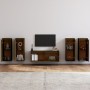 TV-Ständer 5 Stück massivem Kiefernholz honigbraun von vidaXL, TV-Möbel - Ref: Foro24-3100217, Preis: 217,59 €, Rabatt: %