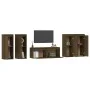 TV-Ständer 5 Stück massivem Kiefernholz honigbraun von vidaXL, TV-Möbel - Ref: Foro24-3100217, Preis: 214,63 €, Rabatt: %