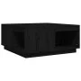 Solid black pine wood coffee table 80x81x36.5 cm by vidaXL, Coffee table - Ref: Foro24-814528, Price: 123,59 €, Discount: %