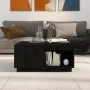 Couchtisch aus massivem schwarzem Kiefernholz, 80 x 81 x 36,5 cm von vidaXL, Couchtisch - Ref: Foro24-814528, Preis: 123,59 €...