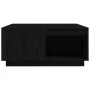 Solid black pine wood coffee table 80x81x36.5 cm by vidaXL, Coffee table - Ref: Foro24-814528, Price: 123,59 €, Discount: %