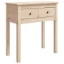 Solid pine wood console table 70x35x75 cm by vidaXL, Side tables - Ref: Foro24-814609, Price: 70,17 €, Discount: %