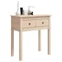 Solid pine wood console table 70x35x75 cm by vidaXL, Side tables - Ref: Foro24-814609, Price: 70,17 €, Discount: %