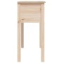 Solid pine wood console table 70x35x75 cm by vidaXL, Side tables - Ref: Foro24-814609, Price: 66,43 €, Discount: %