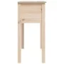 Solid pine wood console table 70x35x75 cm by vidaXL, Side tables - Ref: Foro24-814609, Price: 70,17 €, Discount: %