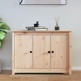 Sideboard aus massivem Kiefernholz, 110 x 35 x 74 cm von vidaXL, Sideboards - Ref: Foro24-814559, Preis: 125,89 €, Rabatt: %
