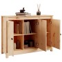 Solid pine wood sideboard 110x35x74 cm by vidaXL, Sideboards - Ref: Foro24-814559, Price: 118,08 €, Discount: %