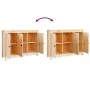 Sideboard aus massivem Kiefernholz, 110 x 35 x 74 cm von vidaXL, Sideboards - Ref: Foro24-814559, Preis: 125,89 €, Rabatt: %
