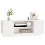 TV-Ständer aus massivem Kiefernholz weiß 110x35x40,5 cm von vidaXL, TV-Möbel - Ref: Foro24-814410, Preis: 71,92 €, Rabatt: %