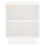 TV-Ständer aus massivem Kiefernholz weiß 110x35x40,5 cm von vidaXL, TV-Möbel - Ref: Foro24-814410, Preis: 71,92 €, Rabatt: %