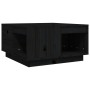 Solid black pine wood coffee table 60x61x32.5 cm by vidaXL, Coffee table - Ref: Foro24-814533, Price: 83,49 €, Discount: %
