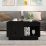 Solid black pine wood coffee table 60x61x32.5 cm by vidaXL, Coffee table - Ref: Foro24-814533, Price: 83,49 €, Discount: %