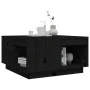Couchtisch aus massivem schwarzem Kiefernholz, 60 x 61 x 32,5 cm von vidaXL, Couchtisch - Ref: Foro24-814533, Preis: 82,46 €,...
