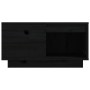 Solid black pine wood coffee table 60x61x32.5 cm by vidaXL, Coffee table - Ref: Foro24-814533, Price: 83,49 €, Discount: %