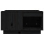 Solid black pine wood coffee table 60x61x32.5 cm by vidaXL, Coffee table - Ref: Foro24-814533, Price: 83,49 €, Discount: %
