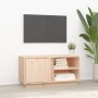 Mueble de TV de madera maciza de pino 80x35x40,5 cm de vidaXL, Muebles TV - Ref: Foro24-814464, Precio: 59,31 €, Descuento: %