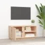 Solid pine wood TV cabinet 80x35x40.5 cm by vidaXL, TV Furniture - Ref: Foro24-814464, Price: 58,48 €, Discount: %