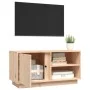 Solid pine wood TV cabinet 80x35x40.5 cm by vidaXL, TV Furniture - Ref: Foro24-814464, Price: 58,48 €, Discount: %