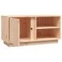 Solid pine wood TV cabinet 80x35x40.5 cm by vidaXL, TV Furniture - Ref: Foro24-814464, Price: 58,48 €, Discount: %