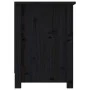 Massiver TV-Schrank aus schwarzem Kiefernholz, 103 x 36,5 x 52 cm von vidaXL, TV-Möbel - Ref: Foro24-814593, Preis: 96,06 €, ...