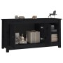 Massiver TV-Schrank aus schwarzem Kiefernholz, 103 x 36,5 x 52 cm von vidaXL, TV-Möbel - Ref: Foro24-814593, Preis: 97,32 €, ...