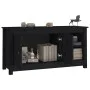 Massiver TV-Schrank aus schwarzem Kiefernholz, 103 x 36,5 x 52 cm von vidaXL, TV-Möbel - Ref: Foro24-814593, Preis: 96,06 €, ...